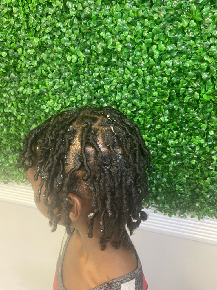 Kids Loc Retwist Up To 50 Locs