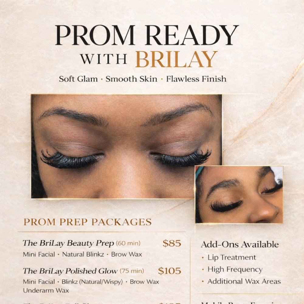 Prom Prep Collection at BriLay Beauty & Safe Hands Training in Indianapolis, IN