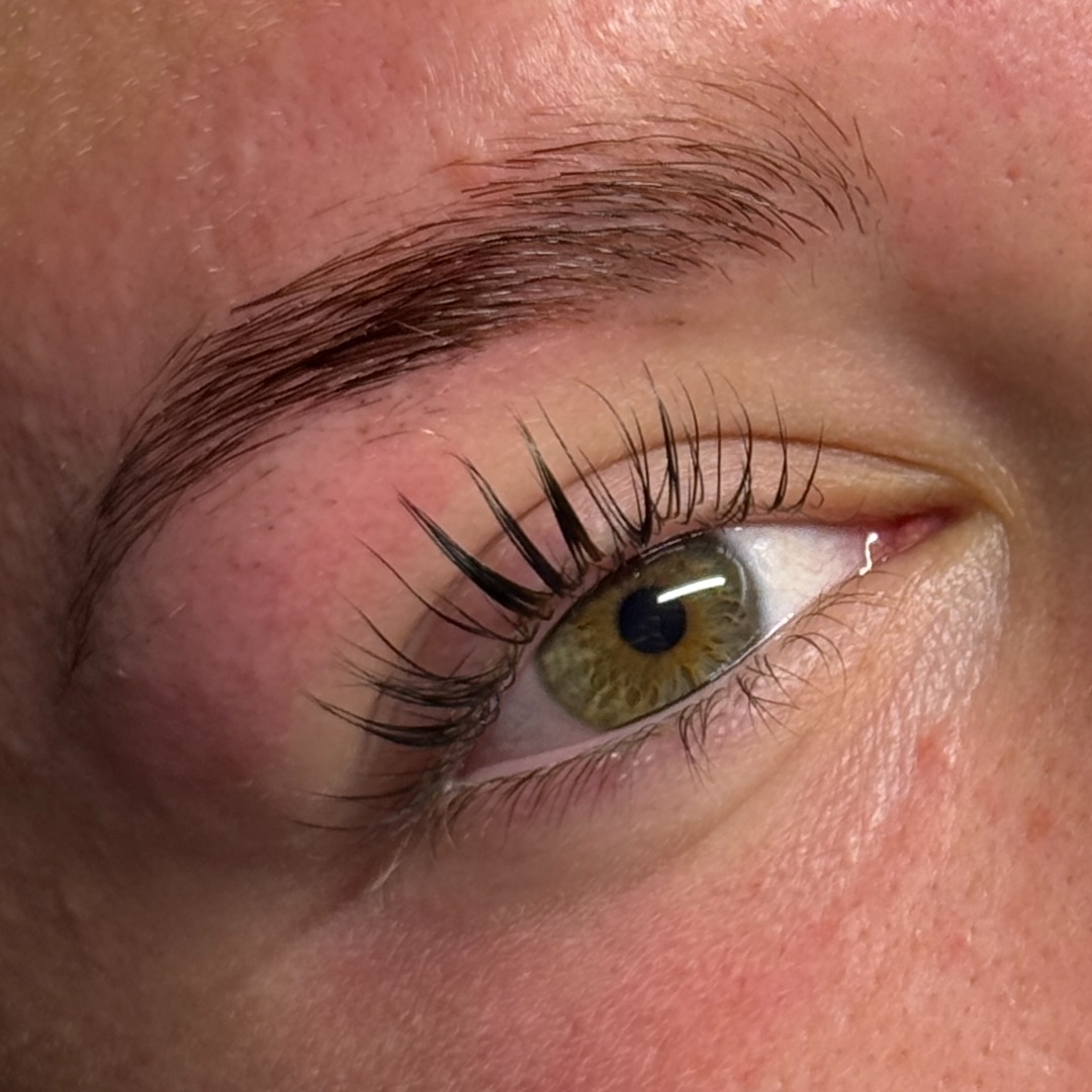 Brow Lamination + Korean Lash Lift at Glowing By Mila in Chesterfield, MO