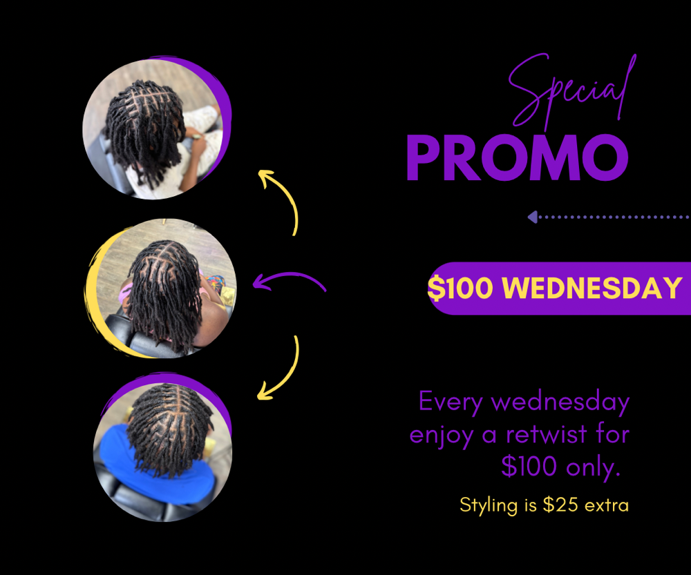 ✨ $100 Retwist Wednesdays ✨