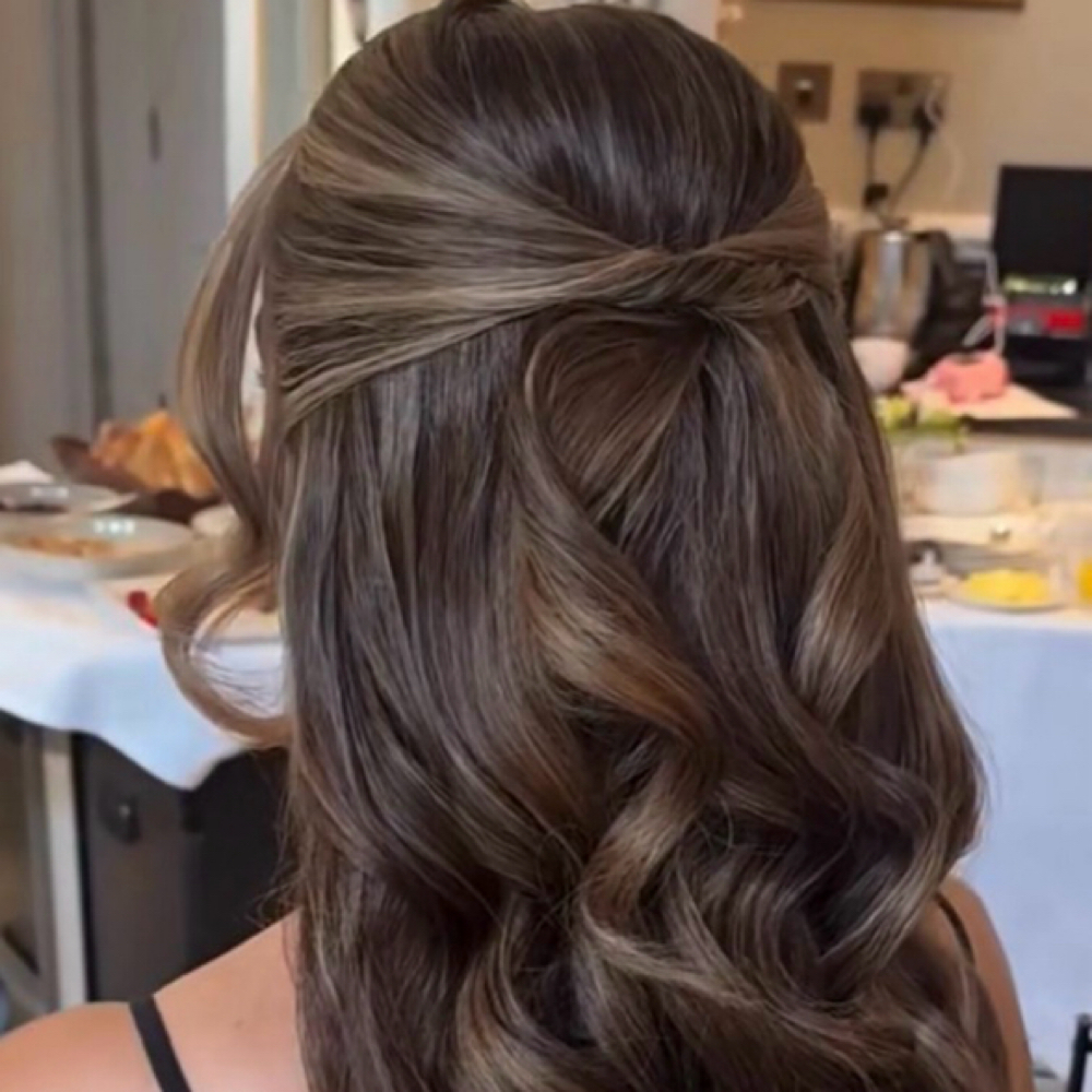 Half Up-Half Down at Naturale Beauty on Main Salon in Easton, PA