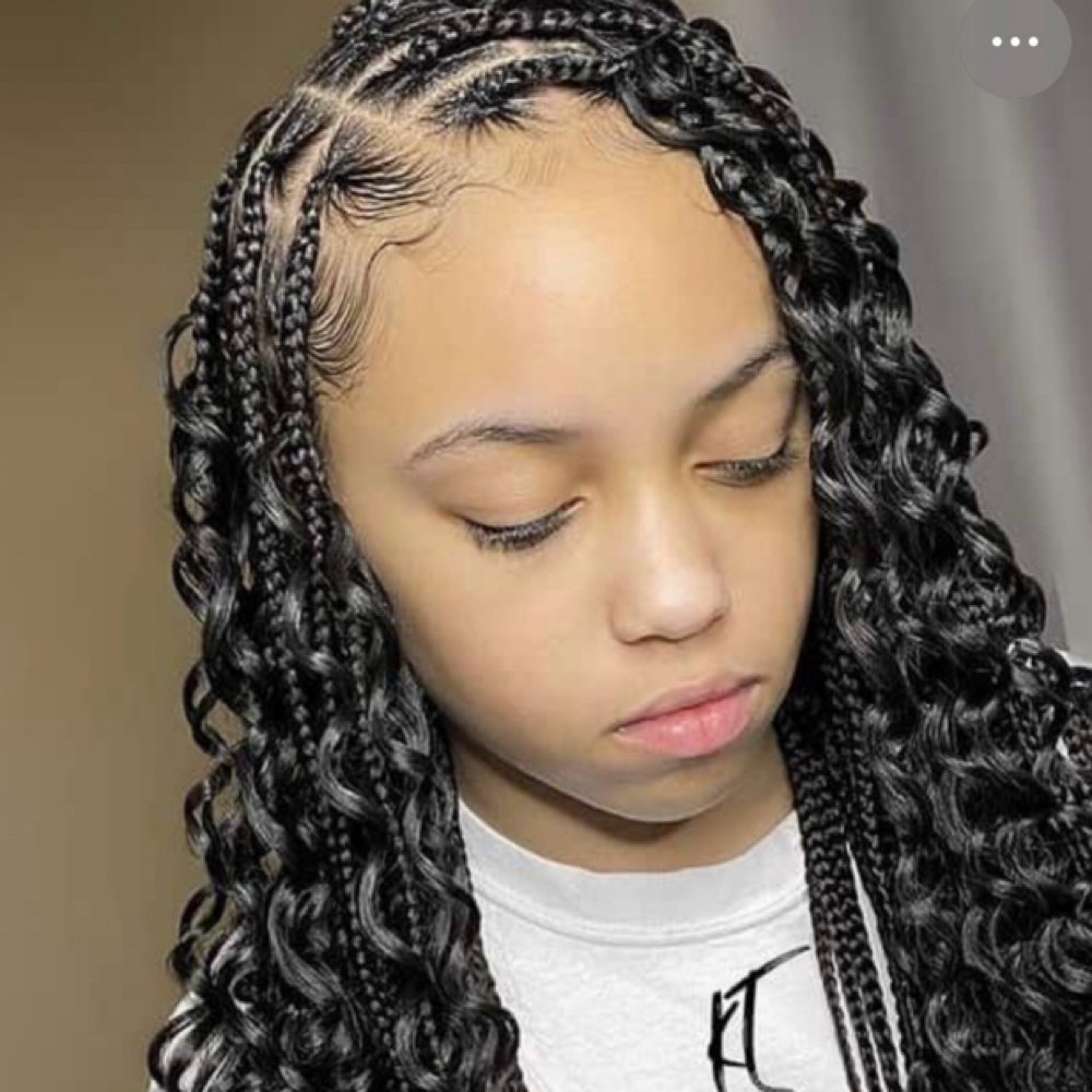 KIDS-KNOTLESS BOHO at Glam Braids in Marietta, GA
