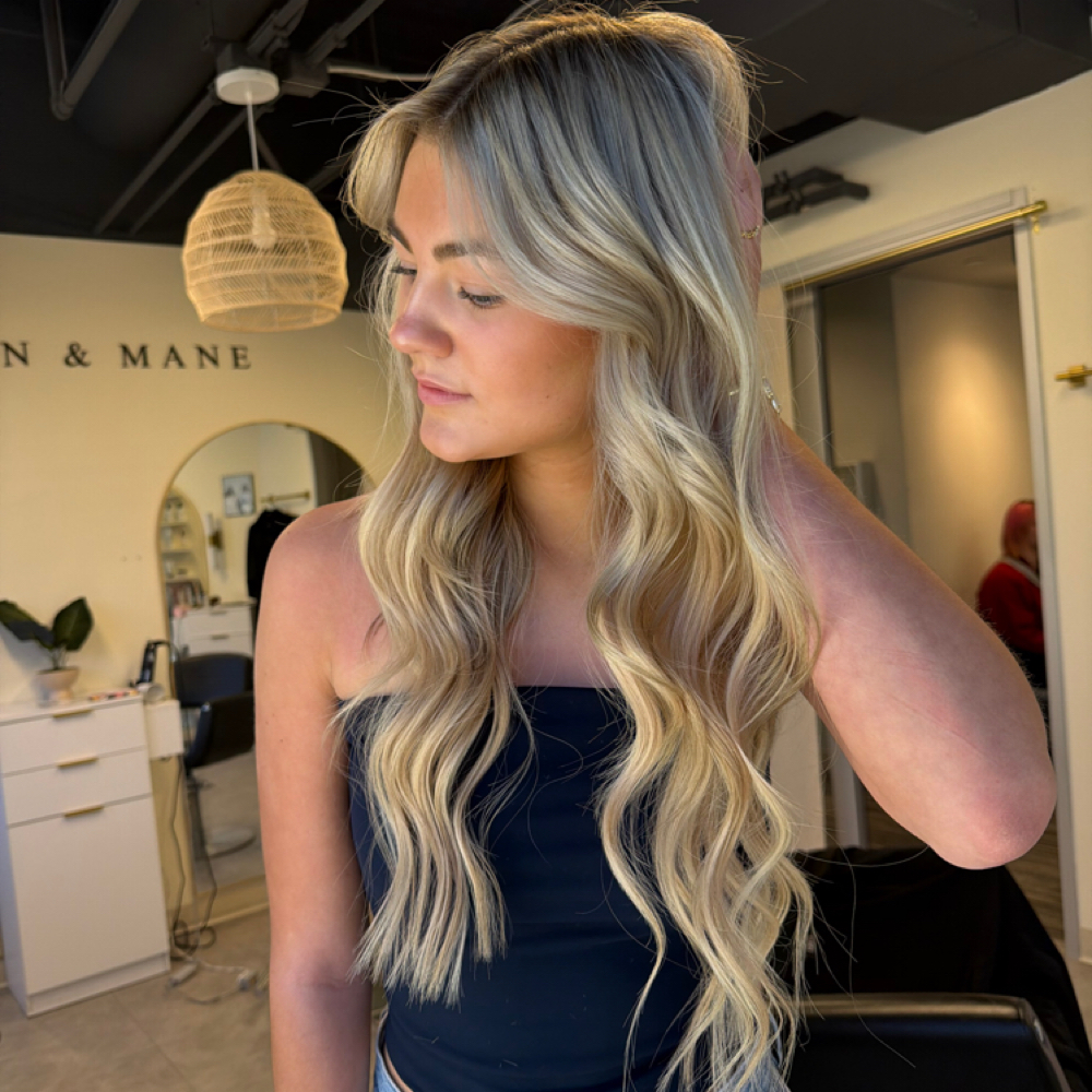 extension Full Set 1 row at Modern & Mane Salon in Denver, CO