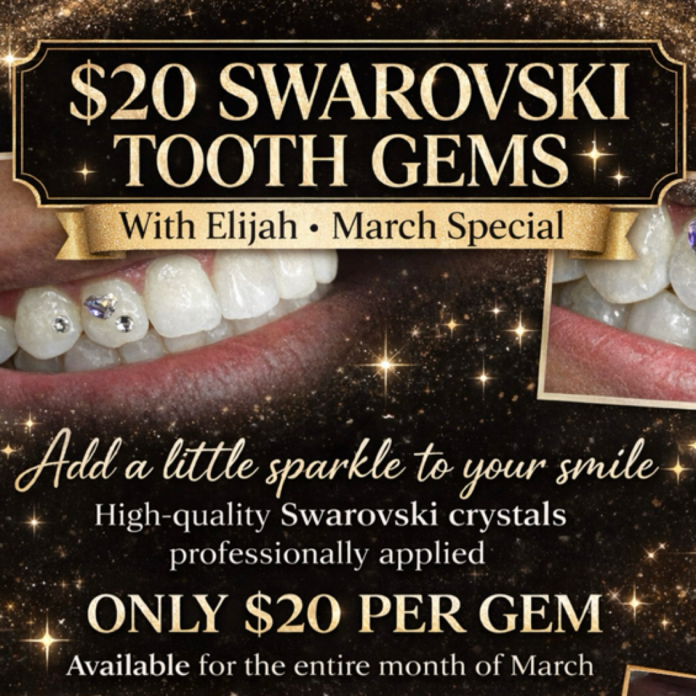 Elijah Tooth Gem Promo at Queen Of The Mouth in San Antonio, TX