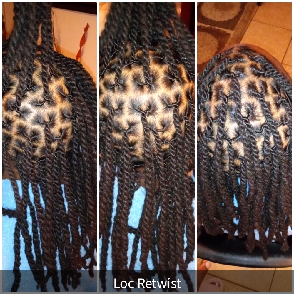 Locs Style & Retwist