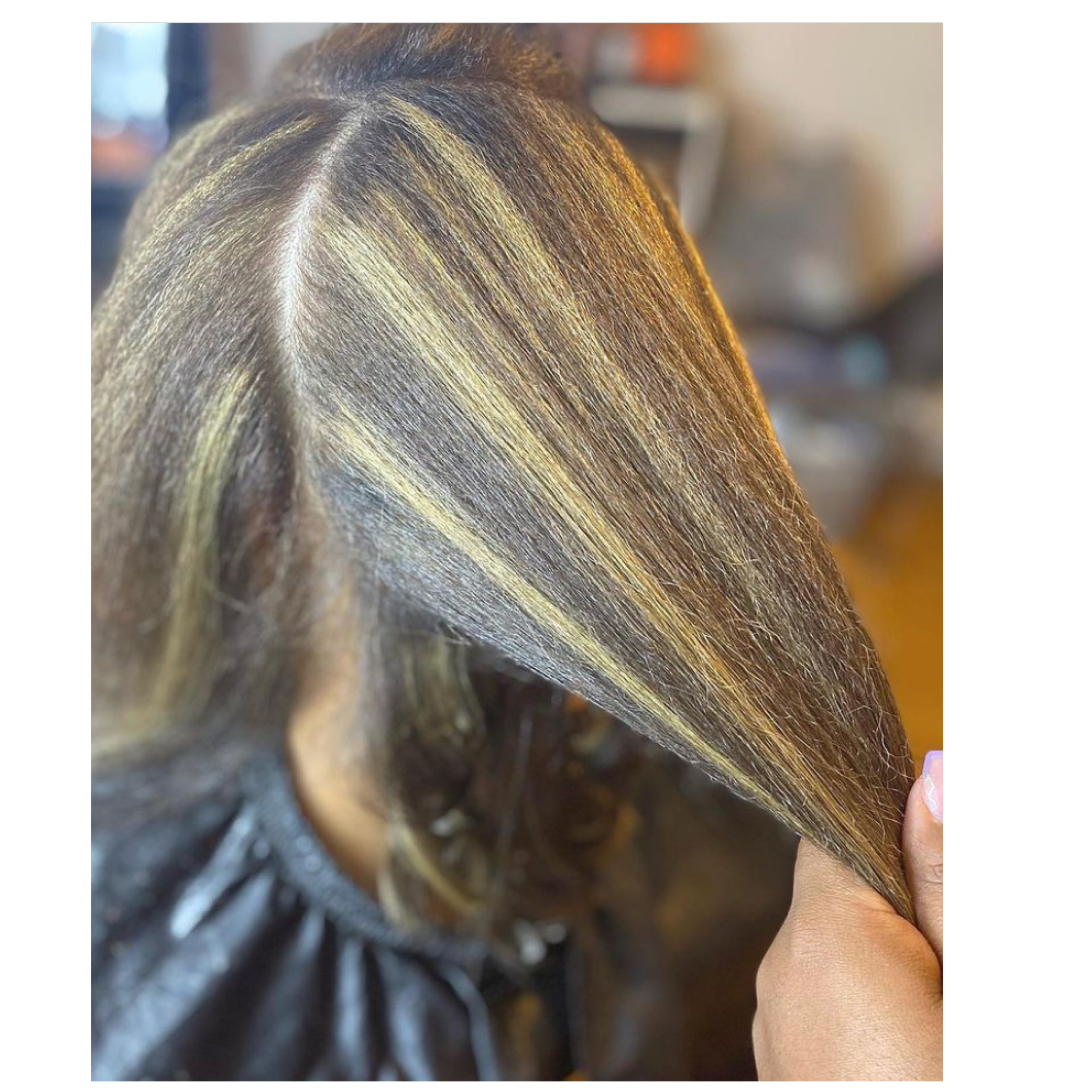 Highlights With Silk Press