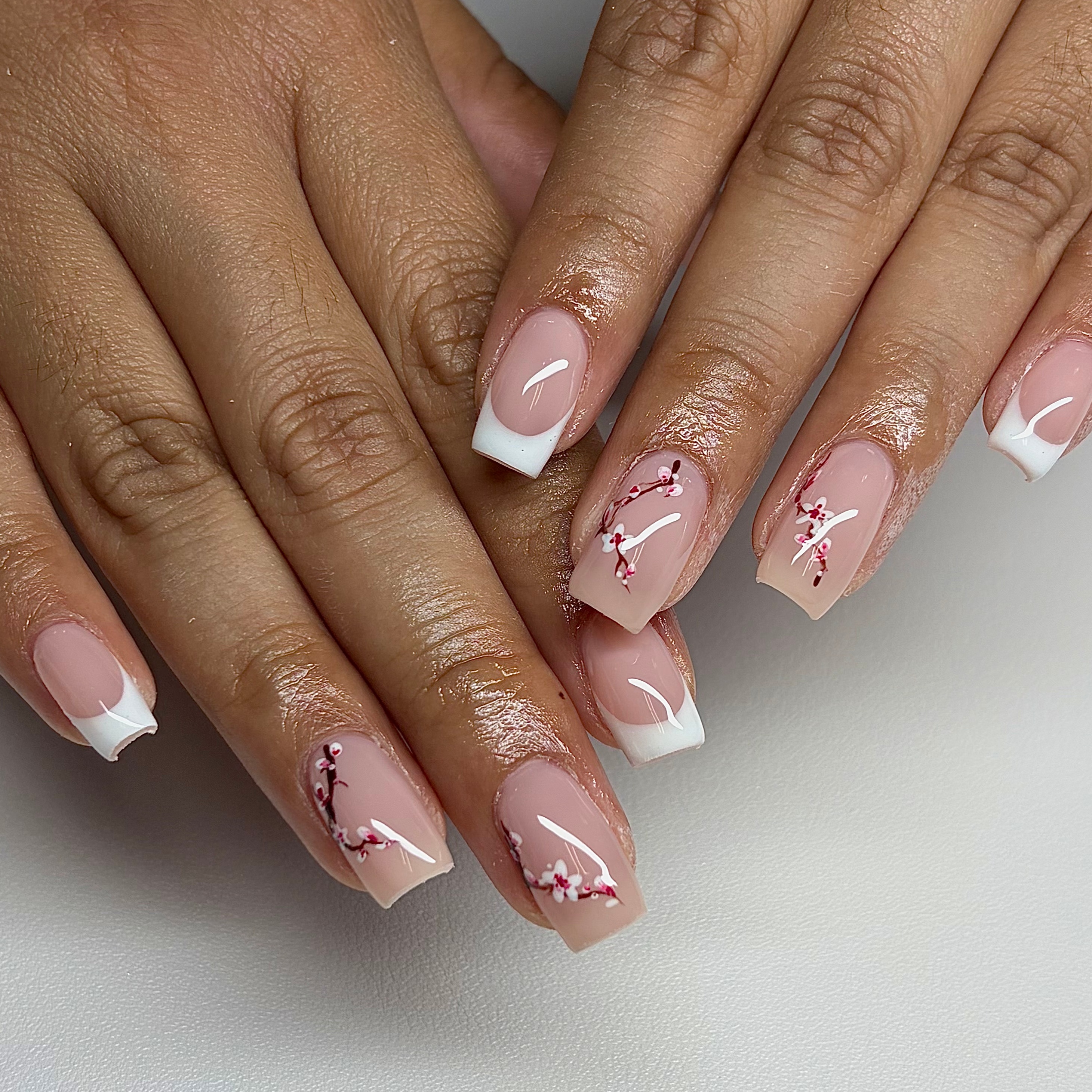₊˚⊹ᰔ structured mani fill at KK NAIL STUDIOS in West Sacramento, CA