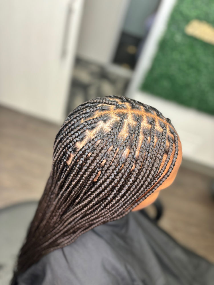 Small Knotless Braids