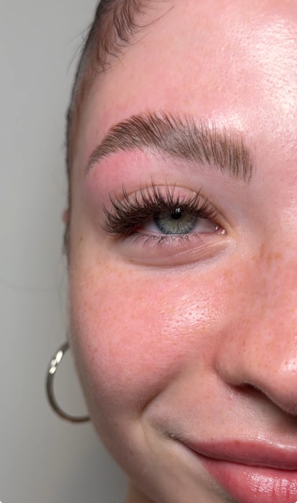 Brow Lamination + Wax & Tint