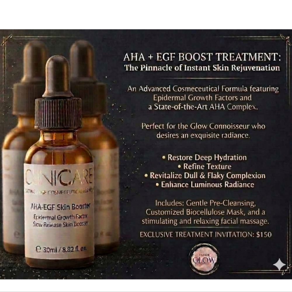 AHA/EGF BOOSTER TREATMENT at Inner Glow Skin Care in Conifer, CO