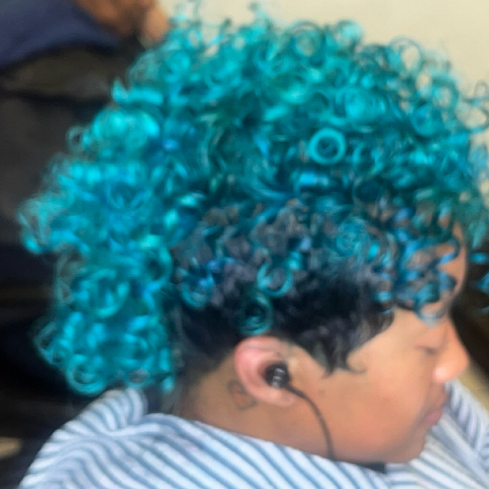 Permrod Set on Natural Hair at Styles By Angela Renee in Md, MD