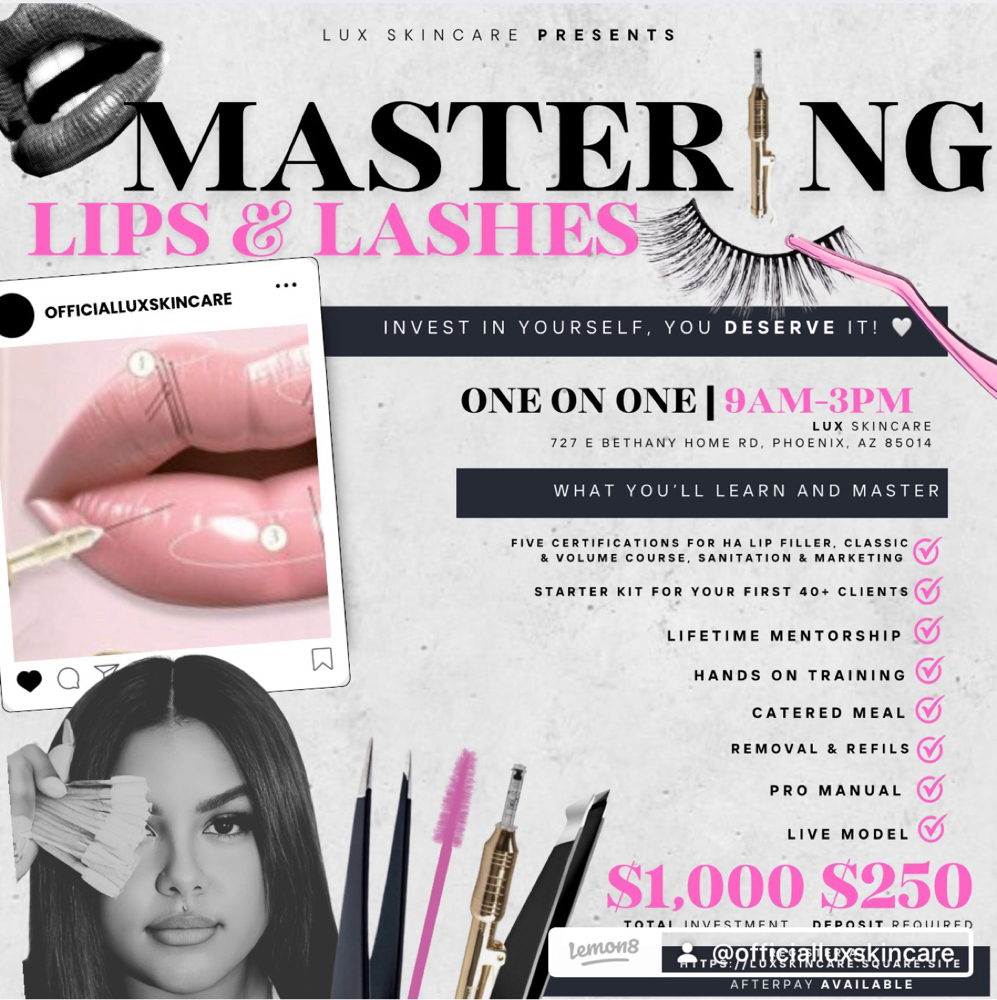 TRAININGS at Lux Skincare in Phoenix, AZ