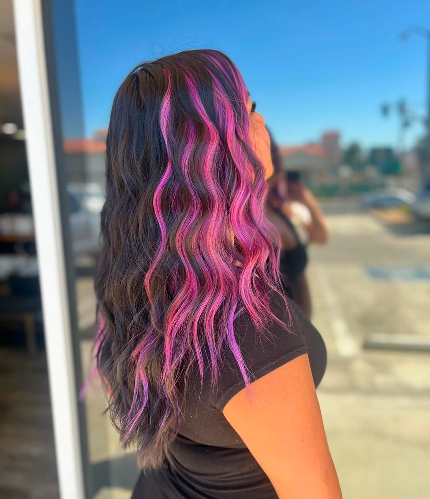 Color Sprips And Bleach