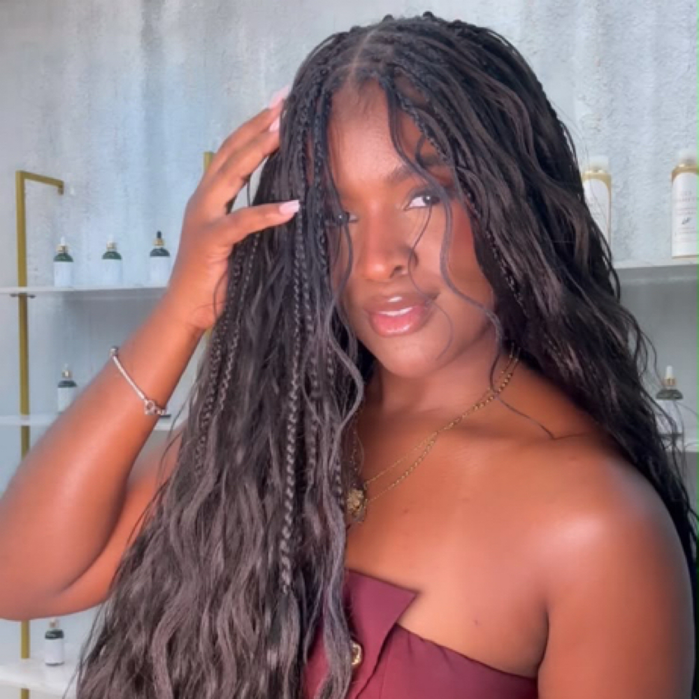 Gypsy Knotless — Cabello Sintético at Beautyges in San Juan, PR