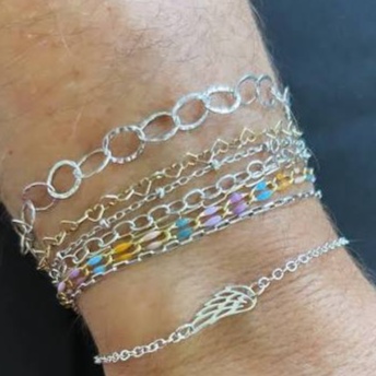 Permanent Jewelry Anklet at Ember & Ivy Salon in Henderson, TN