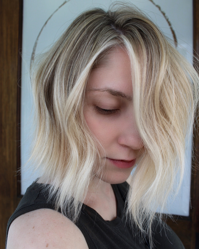 Custom Blonde Short/Med Hair