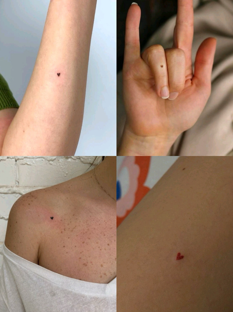 Tiny Freckle Tattoos