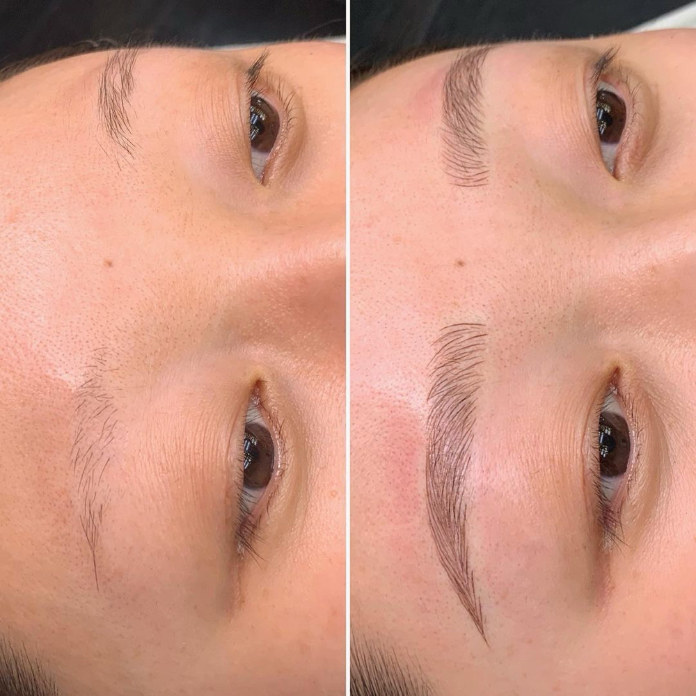 MODEL Ombre brow / Nano hairstroke