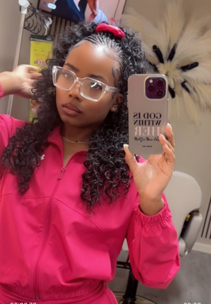 Small Braids Front/quickweave