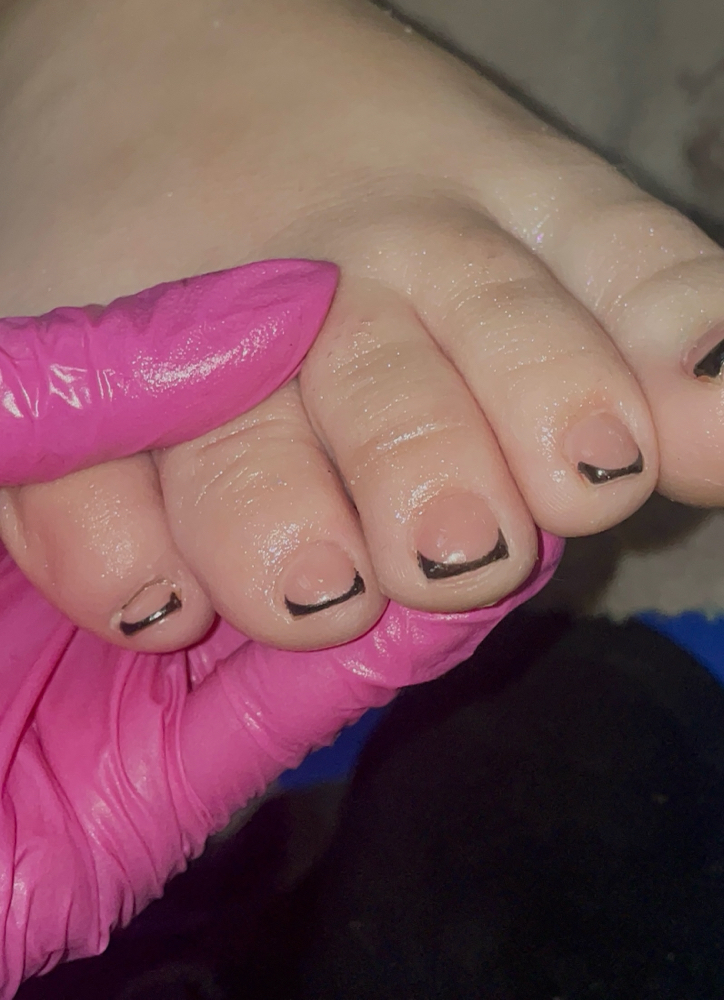 Basic Wet Pedicure with Structure G at Nailsxk in Anniston, AL