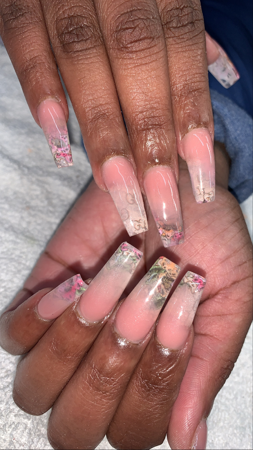 Nail Foil Encapulated Ombre Set