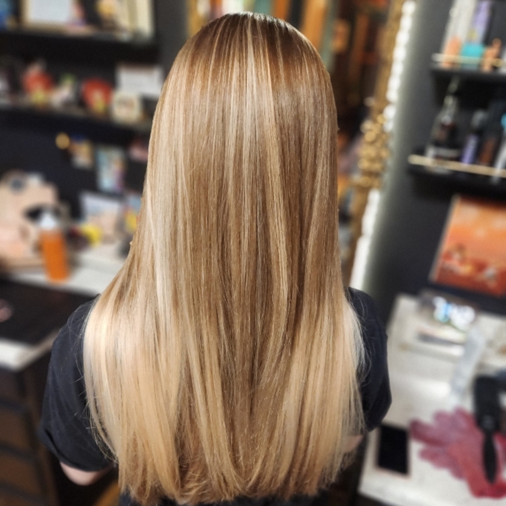 Highlights/Balayage/Double Process at THE FATED FAUN Haircraft in Moorhead, MN