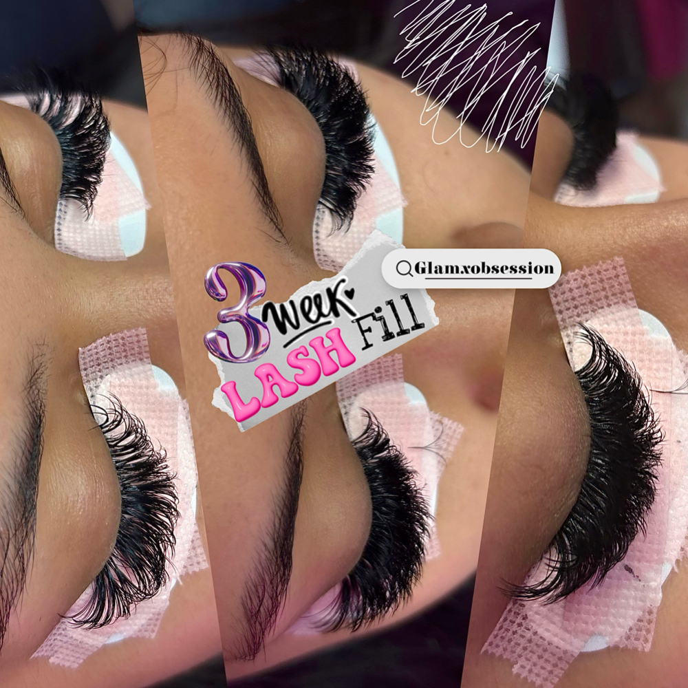 3 Week Lash Fill at The Lash X Obsession in Lubbock, TX