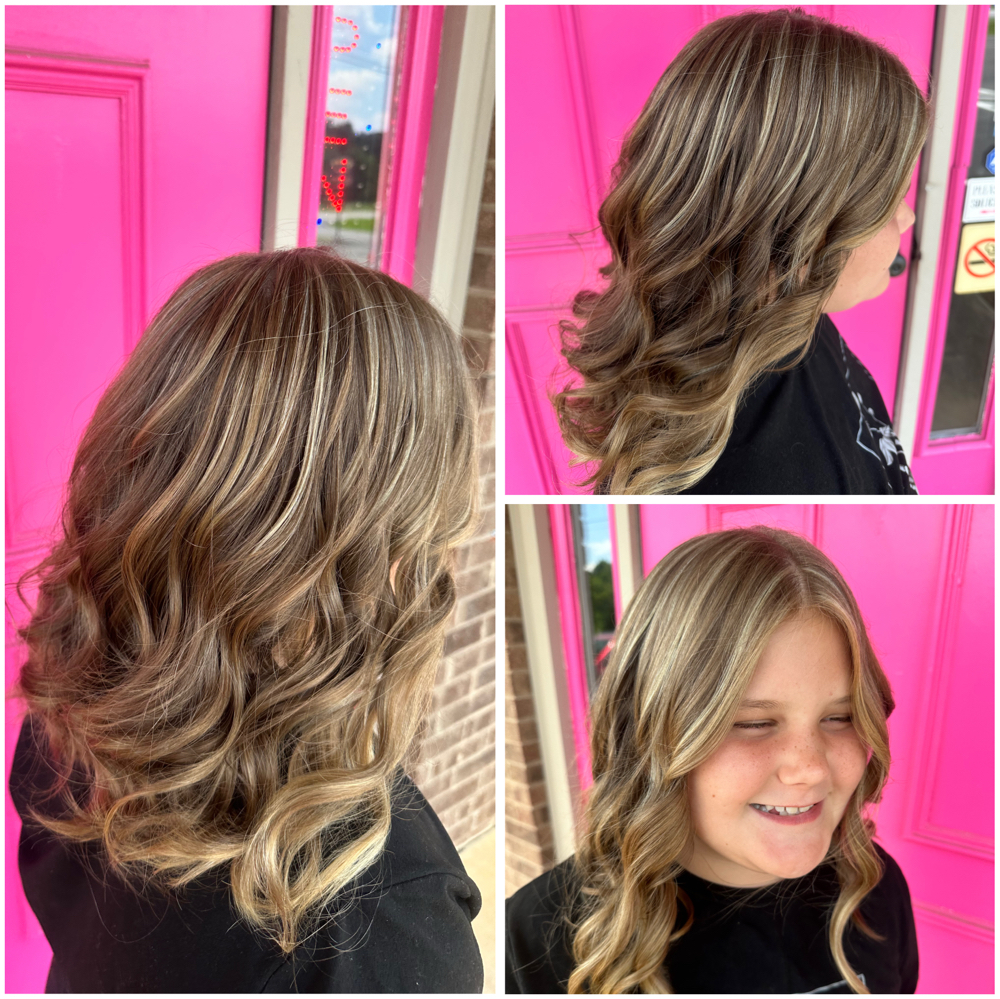 Partial Highlight at Tressed Out Salon in Lenoir, NC