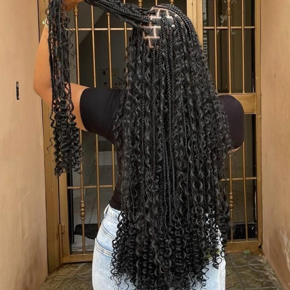 Boho Braids at Jeannine la belle braids in Phoenix, AZ