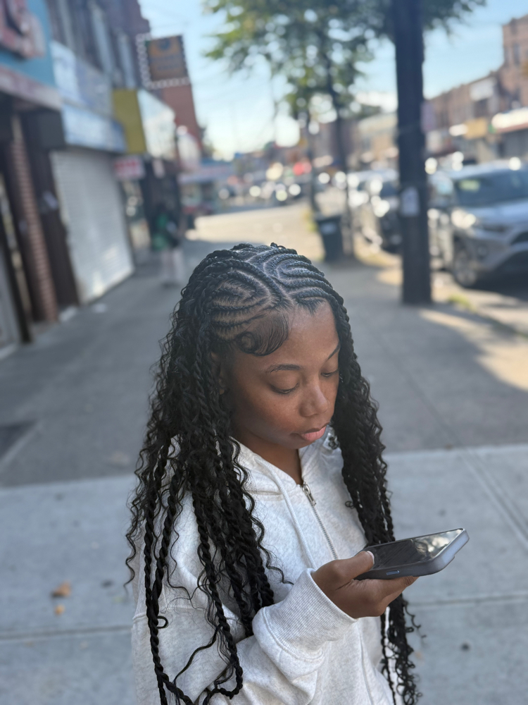 Fulani/ Tribal Braids W Boho (Flip)