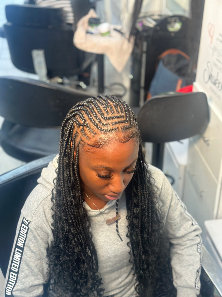 Fulani Feed In Braids