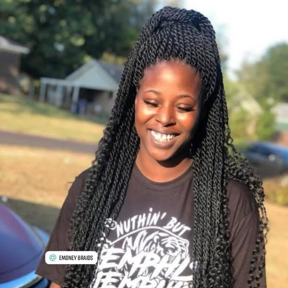 Goddess Senegalese Twist at E-Money Braidz in Memphis, TN