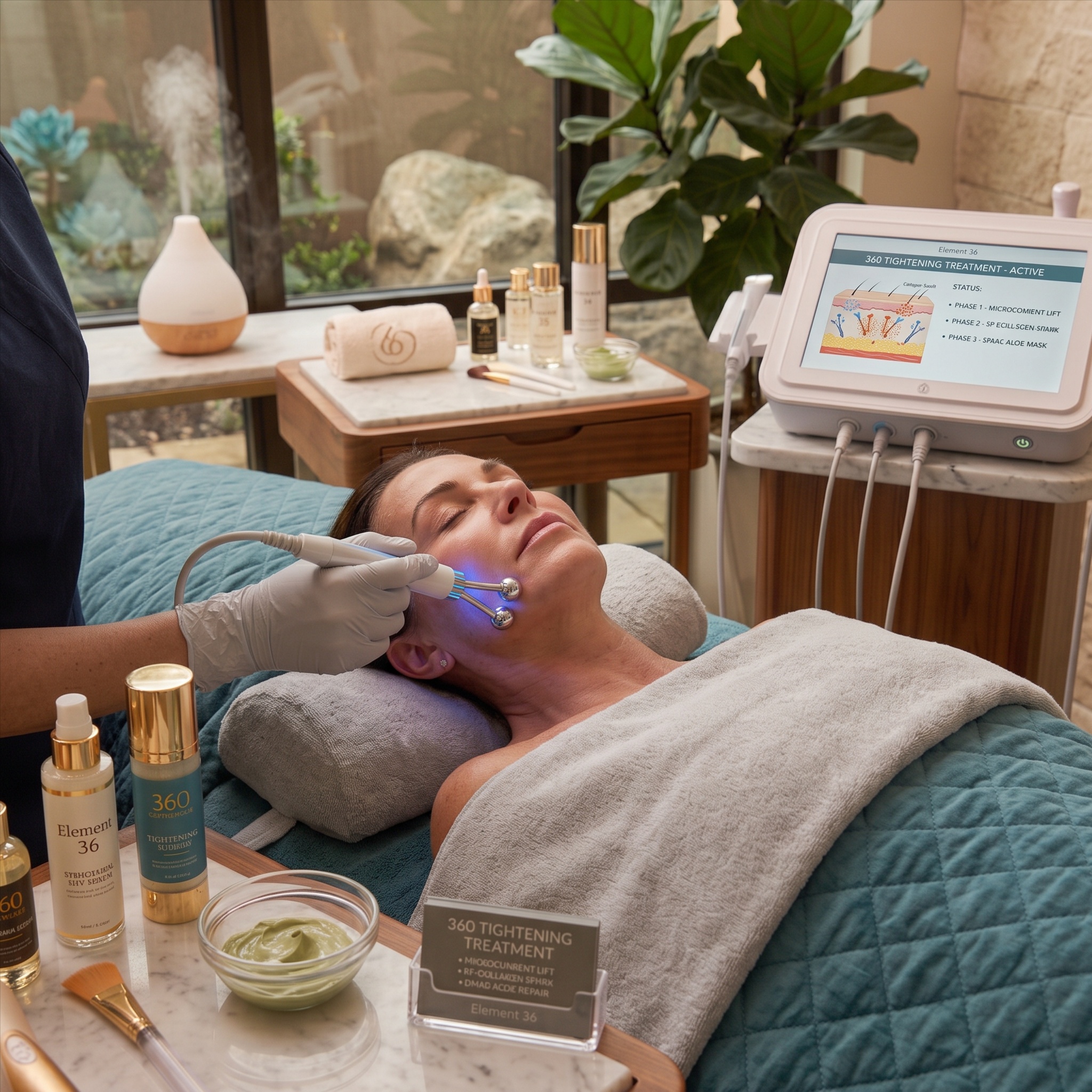 360 Skin Tightening Treatment at Element 36 Spa in Pinckney, MI