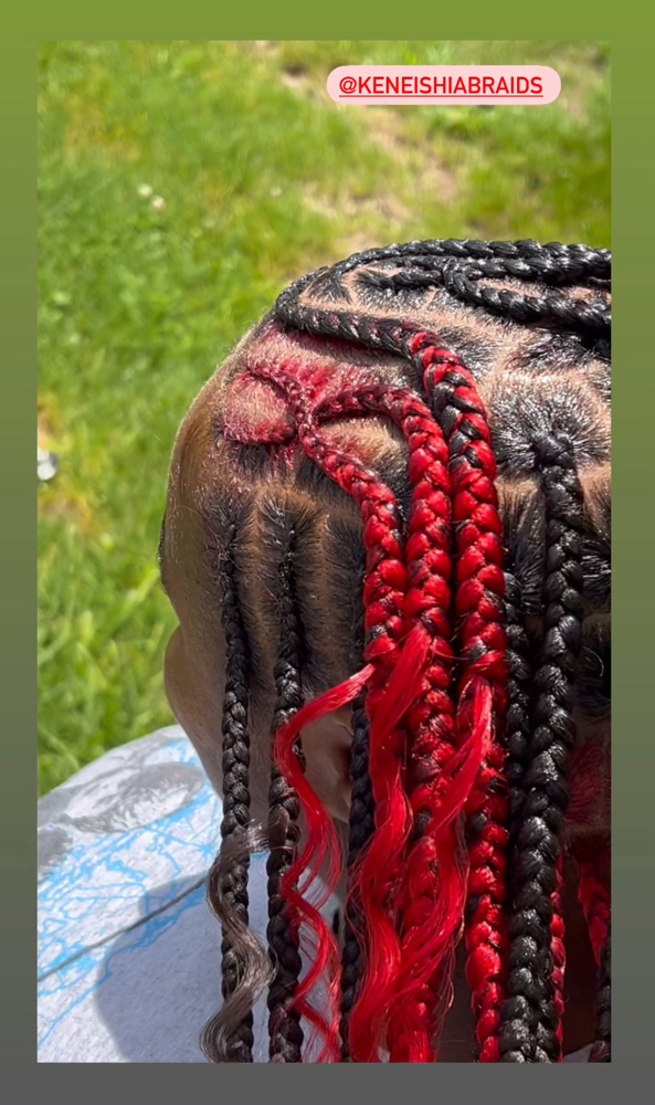 Tribal (Fulani/lemonade Braids)❤️