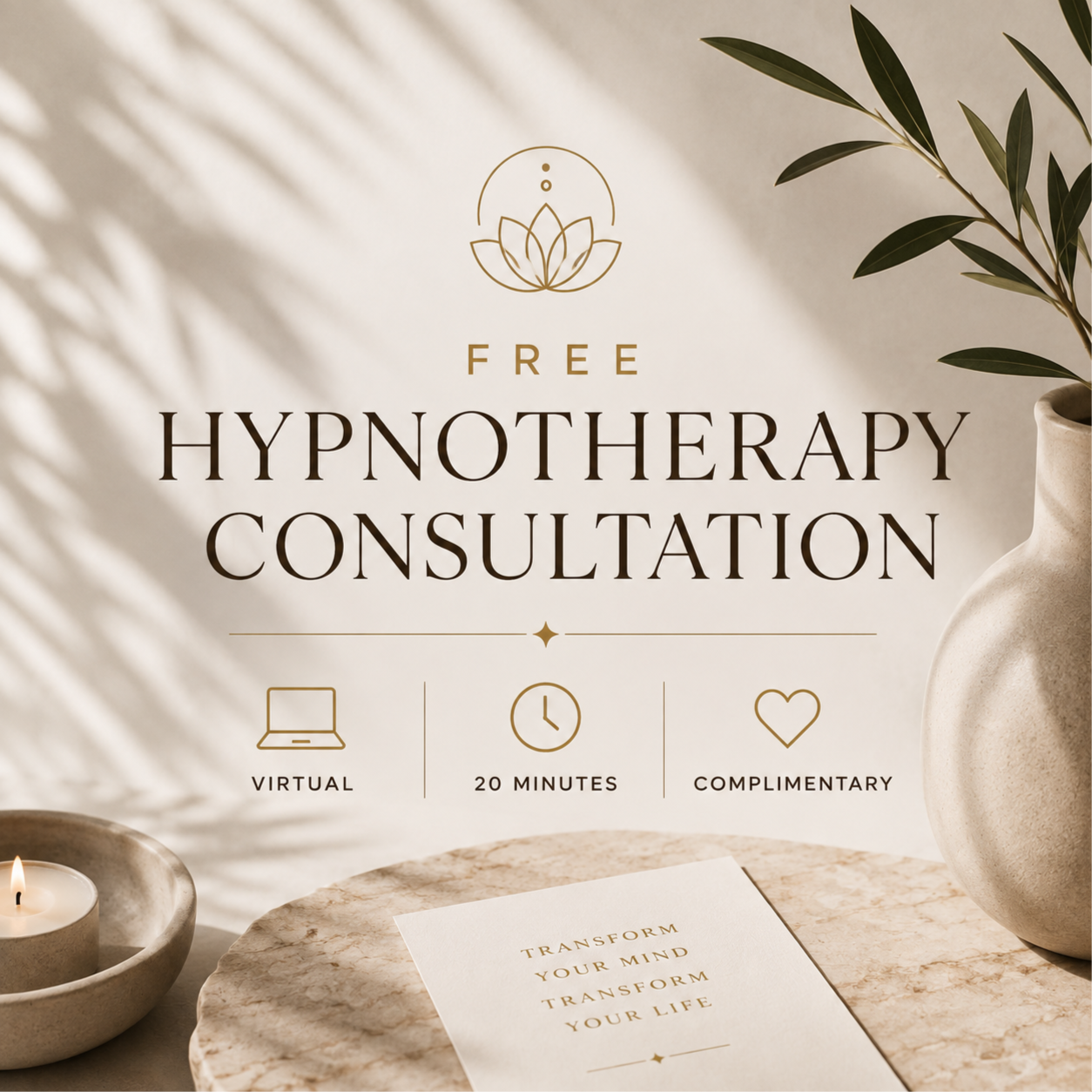 Free Hypnotherapy Consultation at Pure Beauty Esthetics in Santa Cruz, CA