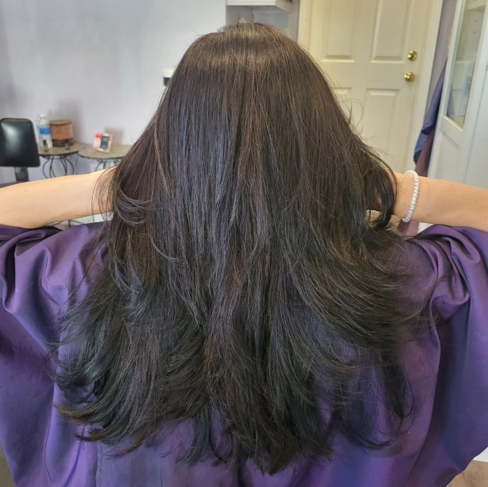 Shampoo & Blow Dry at Hair by Alexandra Probst in French Valley Winchester, CA