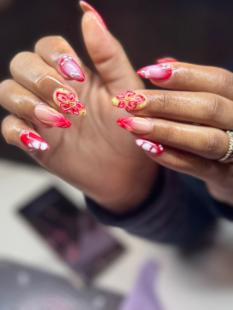 Acrlyic Overlay at Cosecha nails and beauty in Haverhill, MA