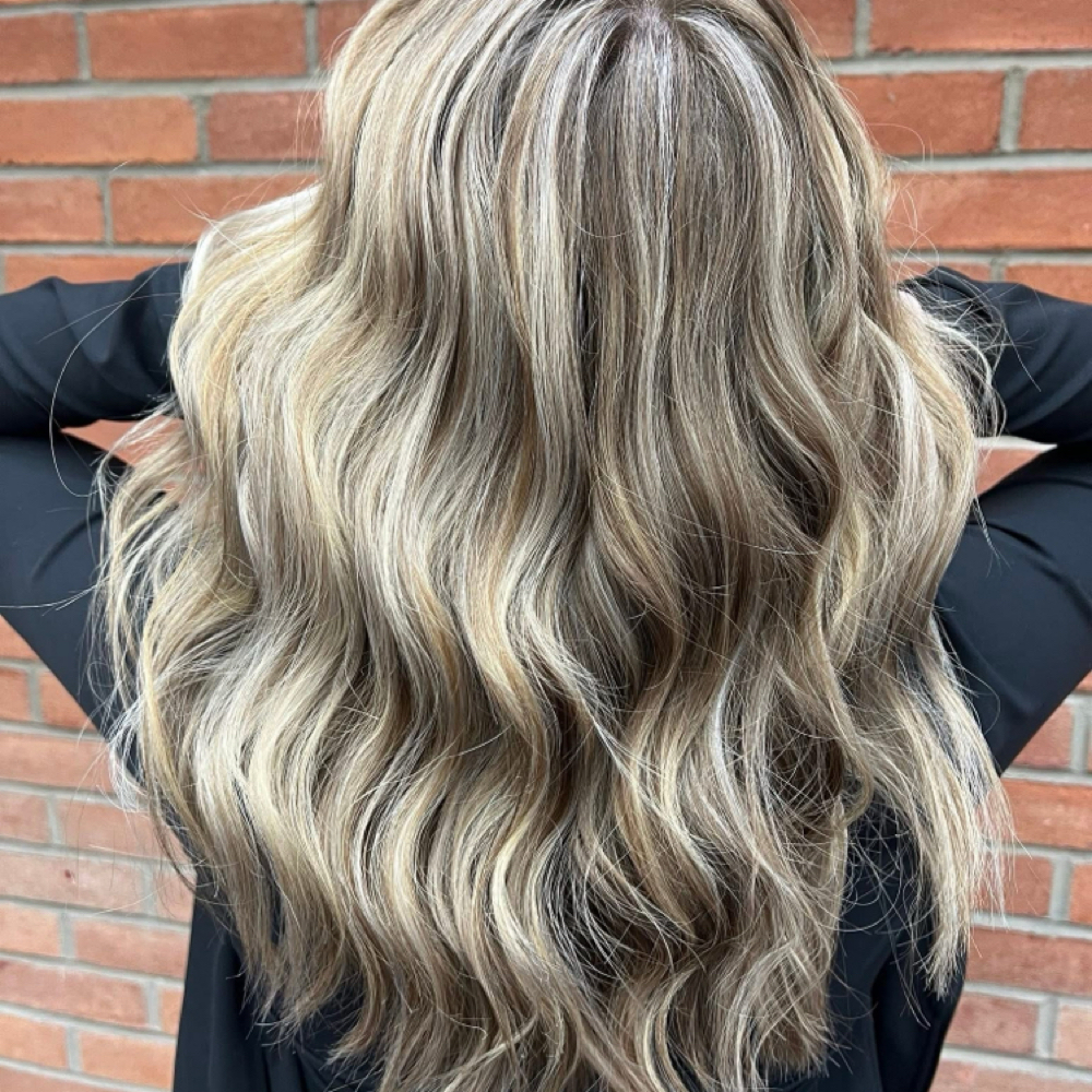 Root Touch Up With Custom Foiling at Rooted Beauty in Clarion, PA