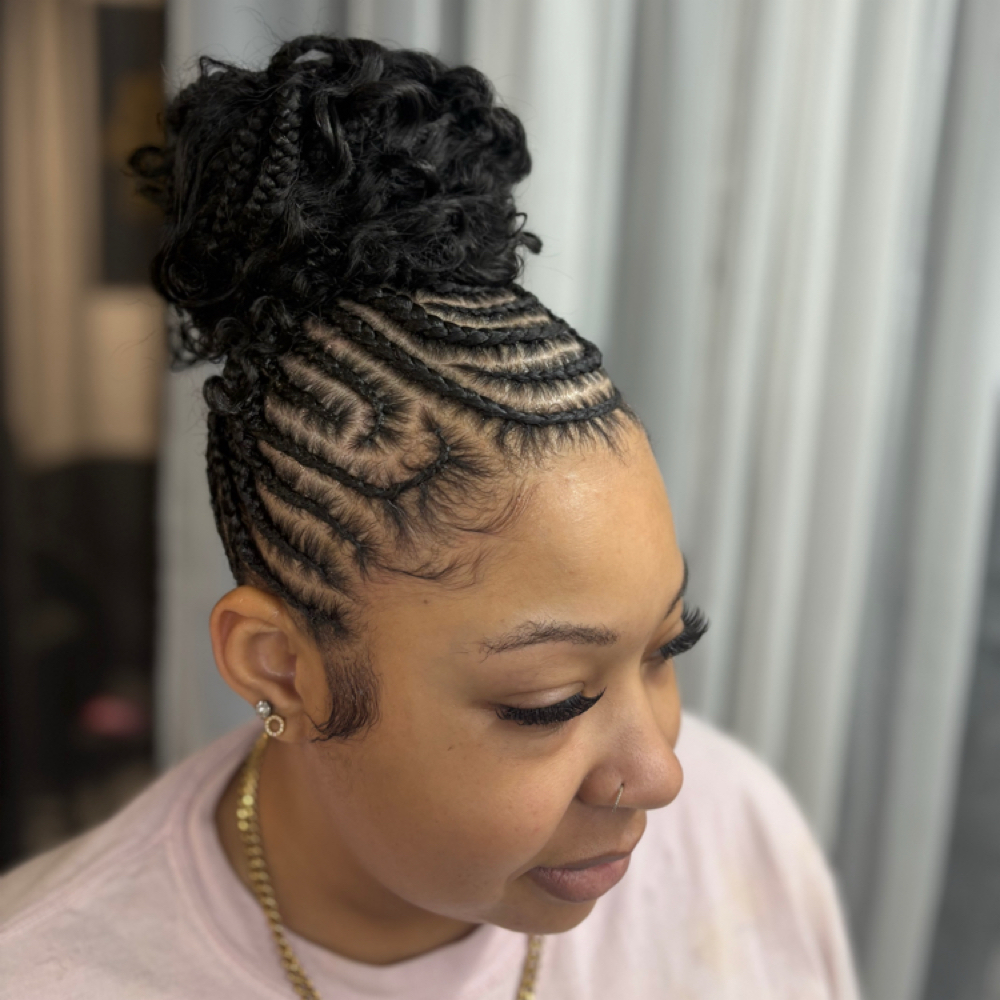 Braided Ponytail at Glammed By Lexx in Hickory, NC