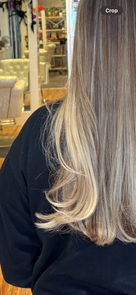 Tip out/ wet balayage at Adri’s Chair in Bakersfield, CA