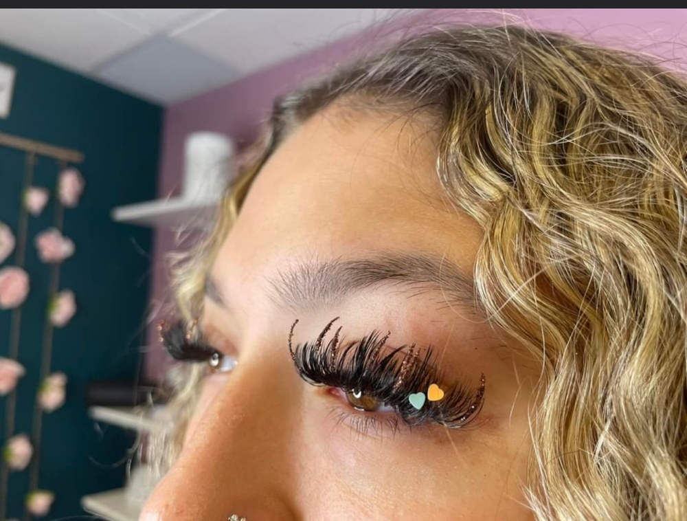 Glitter Lash Add On/ Decal Lash