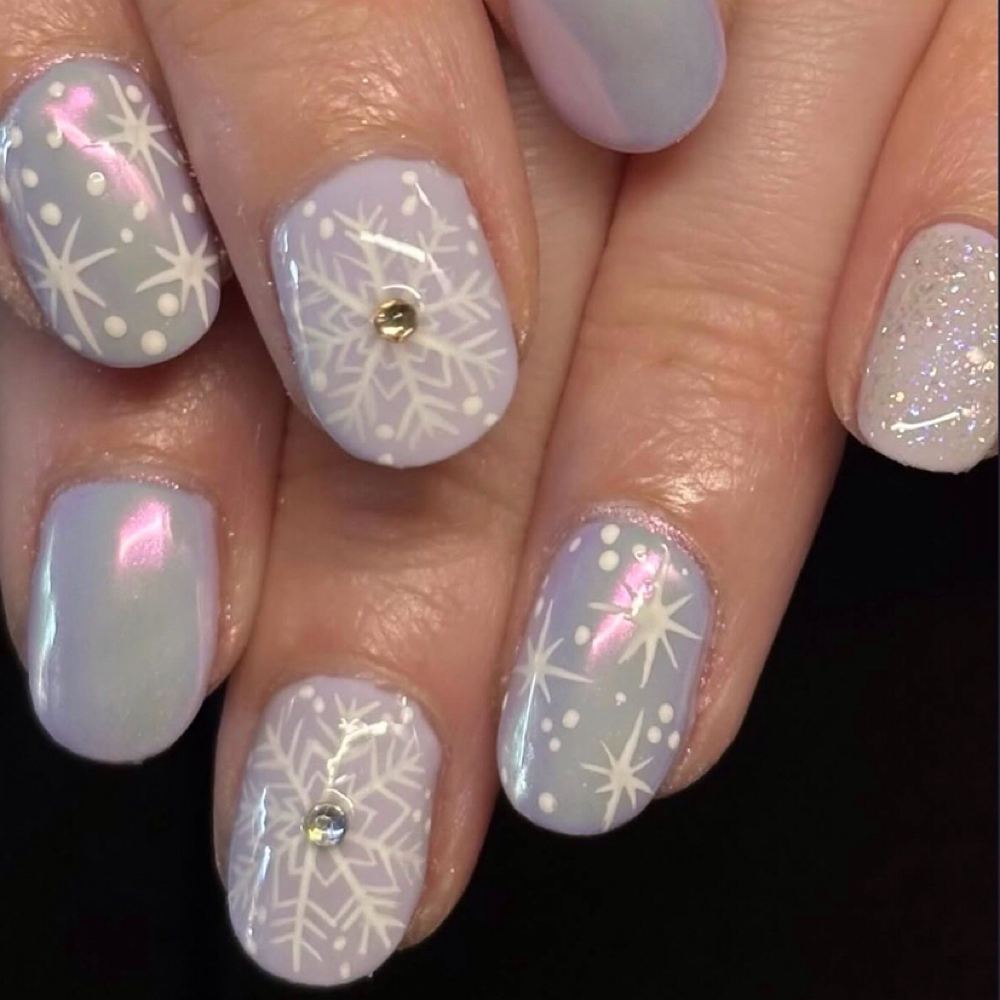 Gel manicure at Nailed by Baley in Lancaster, OH