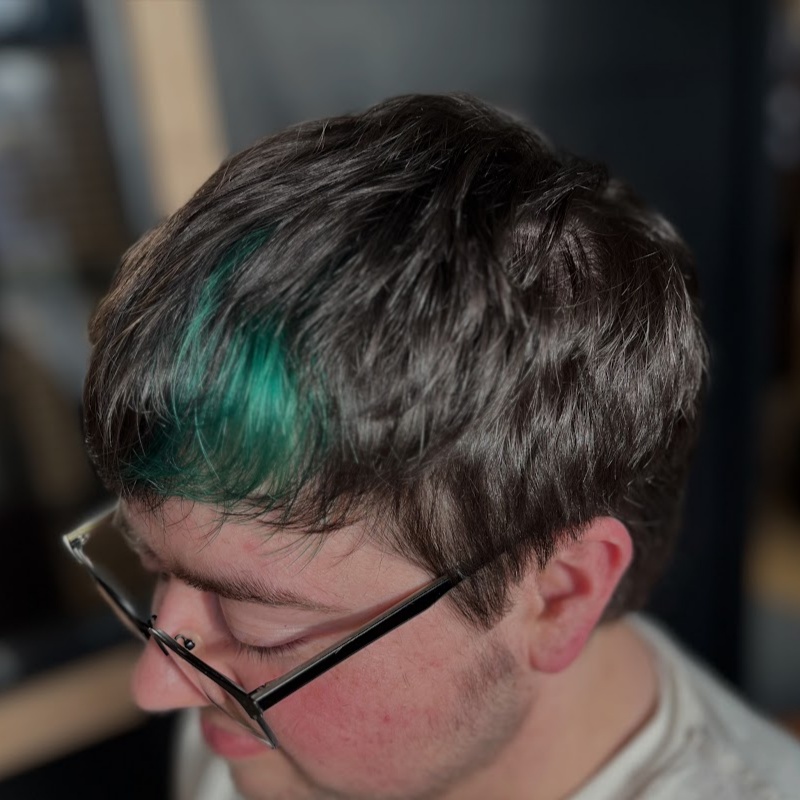 Haircut (short, no clippers) at Ari's Hair Alchemy in Fowlerville, MI