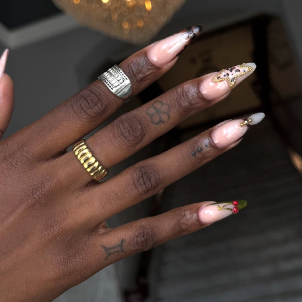 Long Acrylic Set at Ali’s Nail Lounge in Leominster, MA
