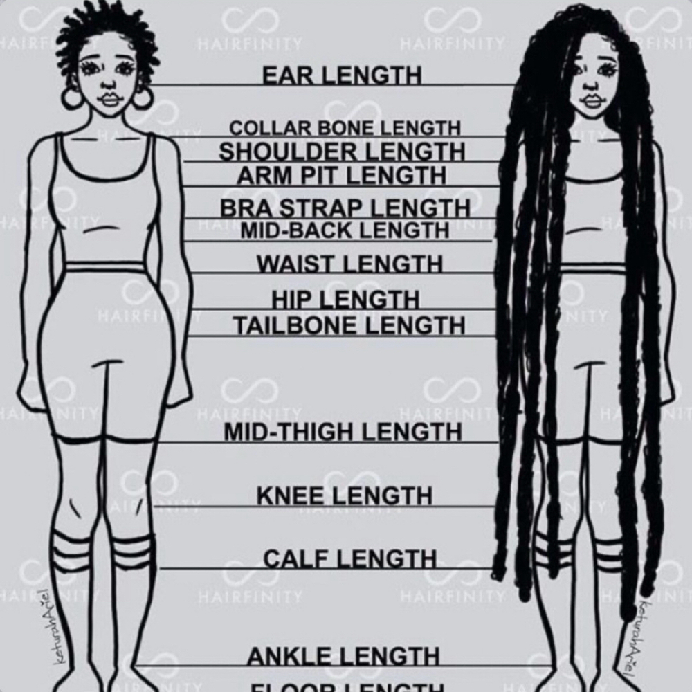 Length Reference For Locs at Growing Confidence in Michigan City, IN