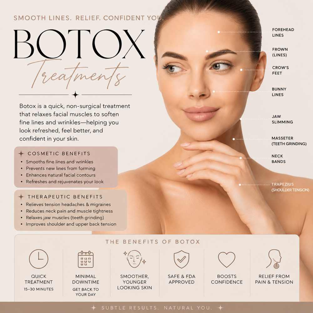 Botox | Cosmetic & Therapeutic at Tru U Esthetix in Franklin, TN