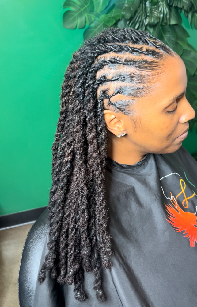 Loc Wash+Retwist+Style