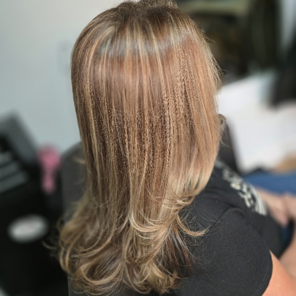 Partial Custom Highlights/Lowlights at Beautybyjojo in Cranston, RI
