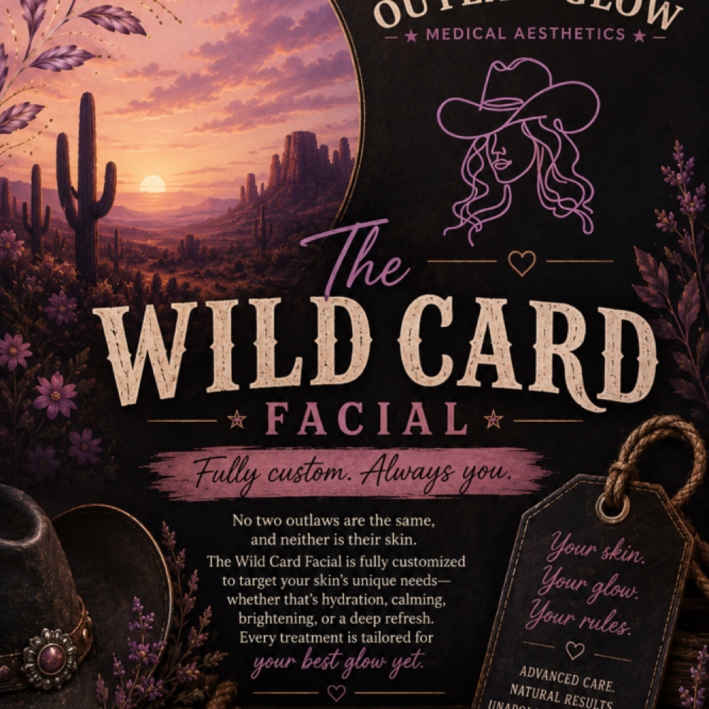 Wild Card Facials at Outlaw Glow in Copperas Cove, TX