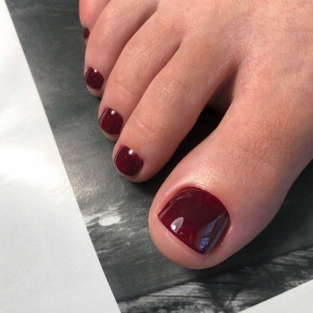 Island Glow Pedicure at Estelle Nail Studio in Newport Beach, CA